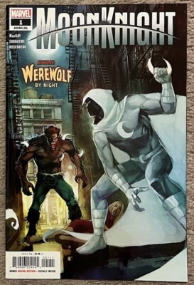 Moon Knight Annual #1 (2022 Marvel Comics) Werewolf By Night, NM-