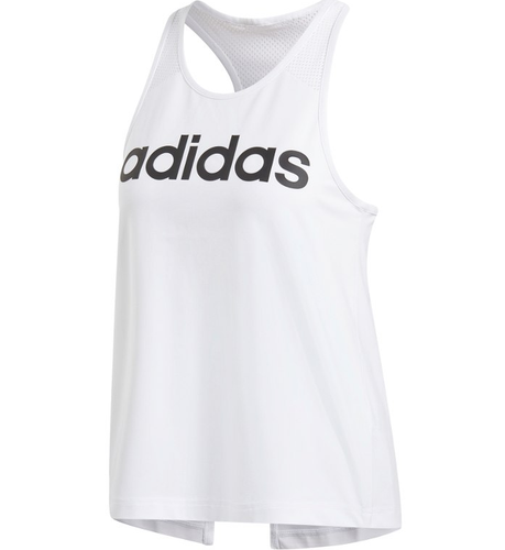 

Женская майка Adidas Designed 2 Move с логотипом, белый/черный