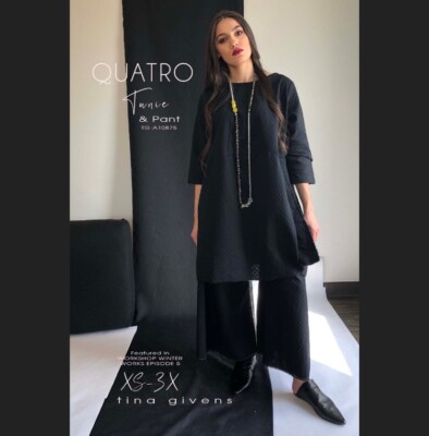 Tina Givens Quatro Tunic & Pant Print sewing Pattern XS-3X  - New!- TG-A50121