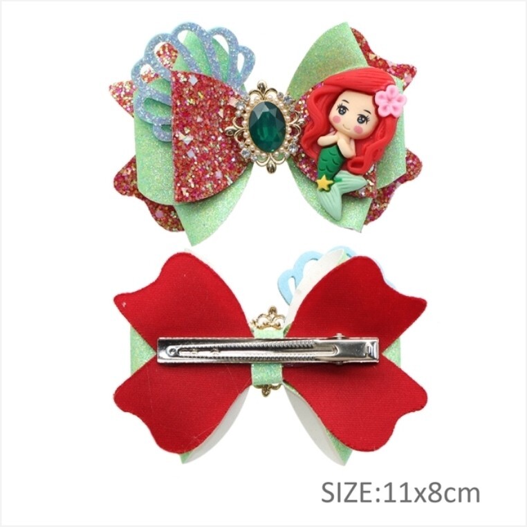 Pre-cut faux leather hair bow kit PREMIUM DIY KIT Ariel