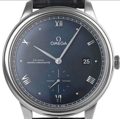 【国内即納】OMEGA デ・ヴィル 434.13.34.20.57.001 レディース De Ville Prestige 34 mm, スティール - セドナゴールド レザー