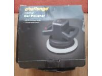 * 120W CAR POLISHER WITH ALL ACCESSORIES AND BOX USED ONLY ONCE
