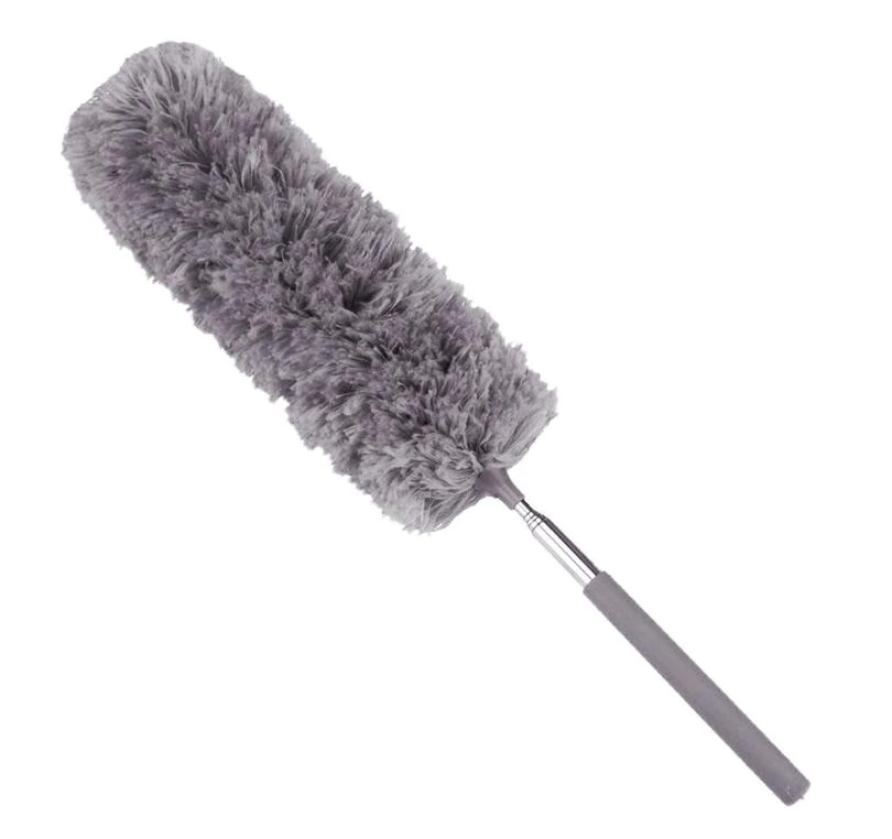 Teleskop Staubwedel Staubfänger Staubwischer grau 33cm - 81cm ausziehbar NEU OVP