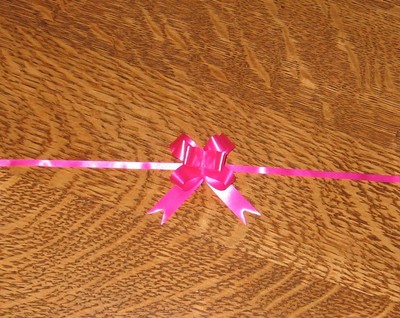 RIBBONS AND BOWS-PULL APART PURPLE/FUSCIA SATEEN BOWS! PICK ONE COLOR!