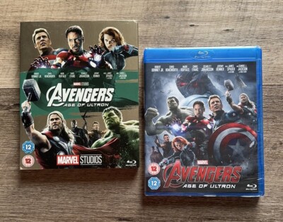 Avengers Age Of Ultron Blu-ray (With Slipcover) UK Import, Region Free, OOP HTF