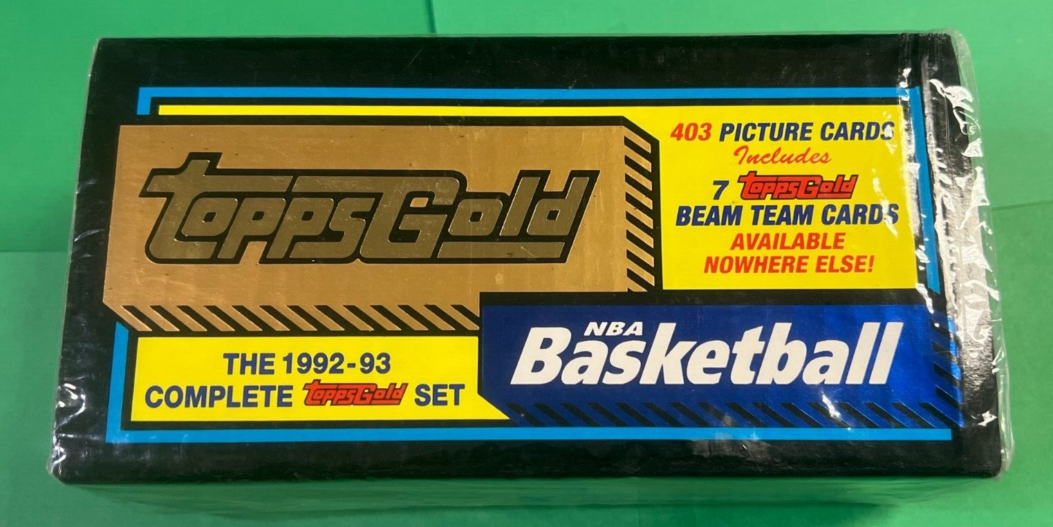 1992-93 TOPPS GOLD BASKETBALL FACTORY SET FACTORY SEALED