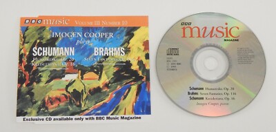 Imogen Cooper - Imogen Cooper Plays Schumann & Brahms - Volume III Number 10 -CD