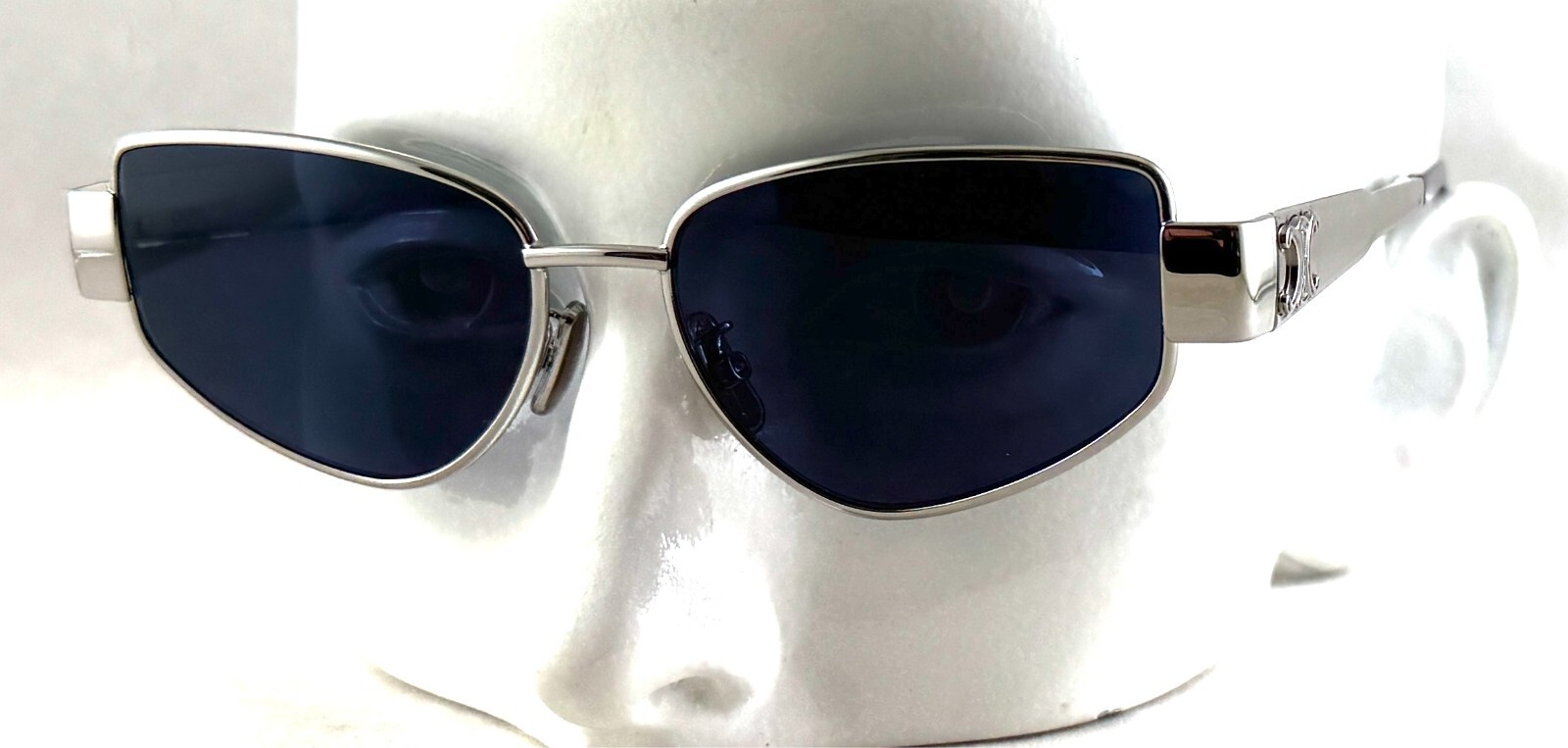 CELINE PARIS CL40293U CL 40293U Silver 16V Bleu lens 55-16
