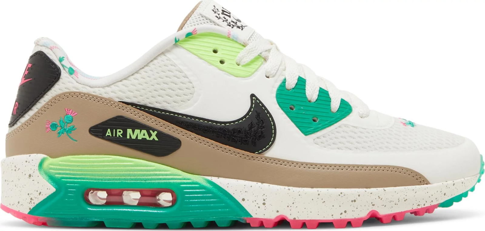 Nike Air Max 90 G Golf NRG Back Home Белый Зеленый Черный DQ0279-100 Мужские s 11,5