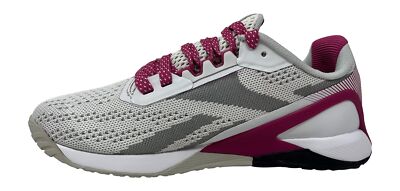 Reebok Women's Nano X1 Cross Trainer, Sneaker White/ Proud Pink/Pure Grey FZ5686