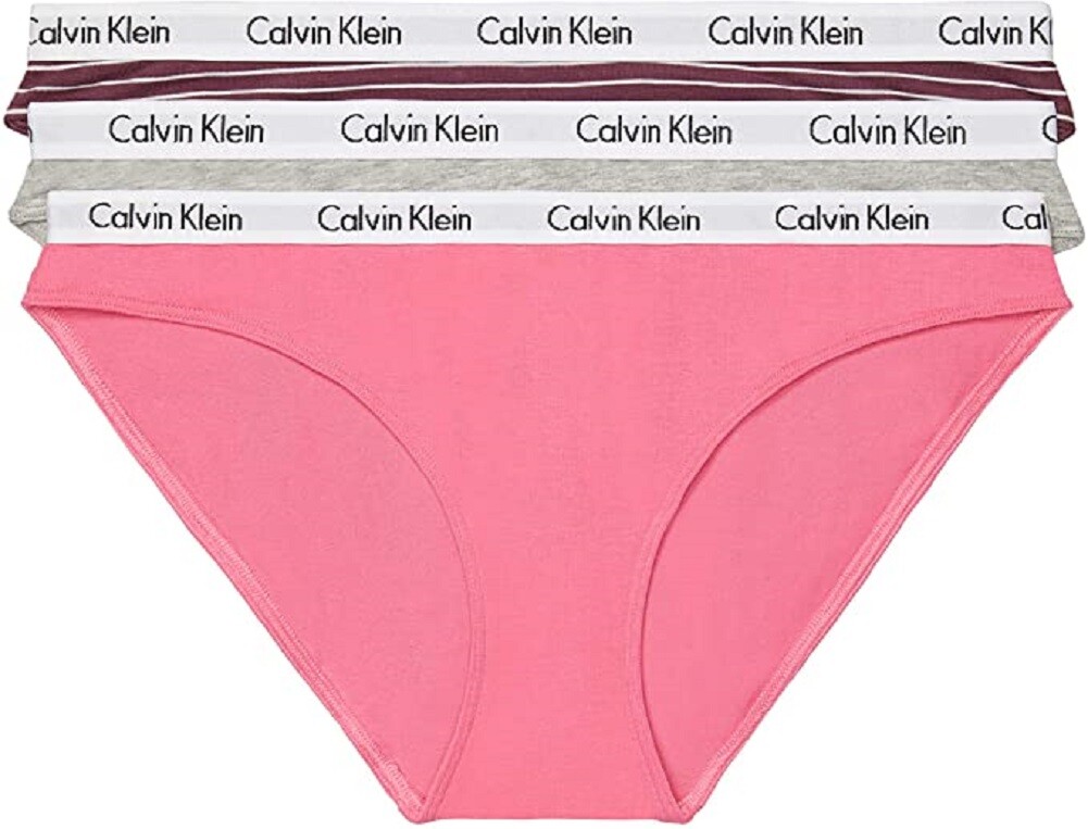 ショーツ ^ ^ Women Carousel 3PK Bikini Panties QP1258O69D Calvin Klein Women`s Carousel Cotton Bikini Panty 3 Pack (B