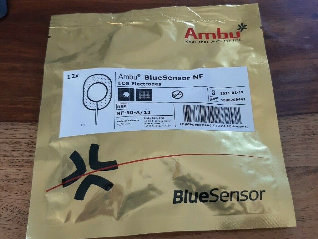 Ambu BlueSensor NF-50-A EKG Elektroden Medizin Neu 24 Stück