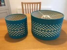 CEILING LIGHT & TABLE LAMP SHADES (MATCHING)