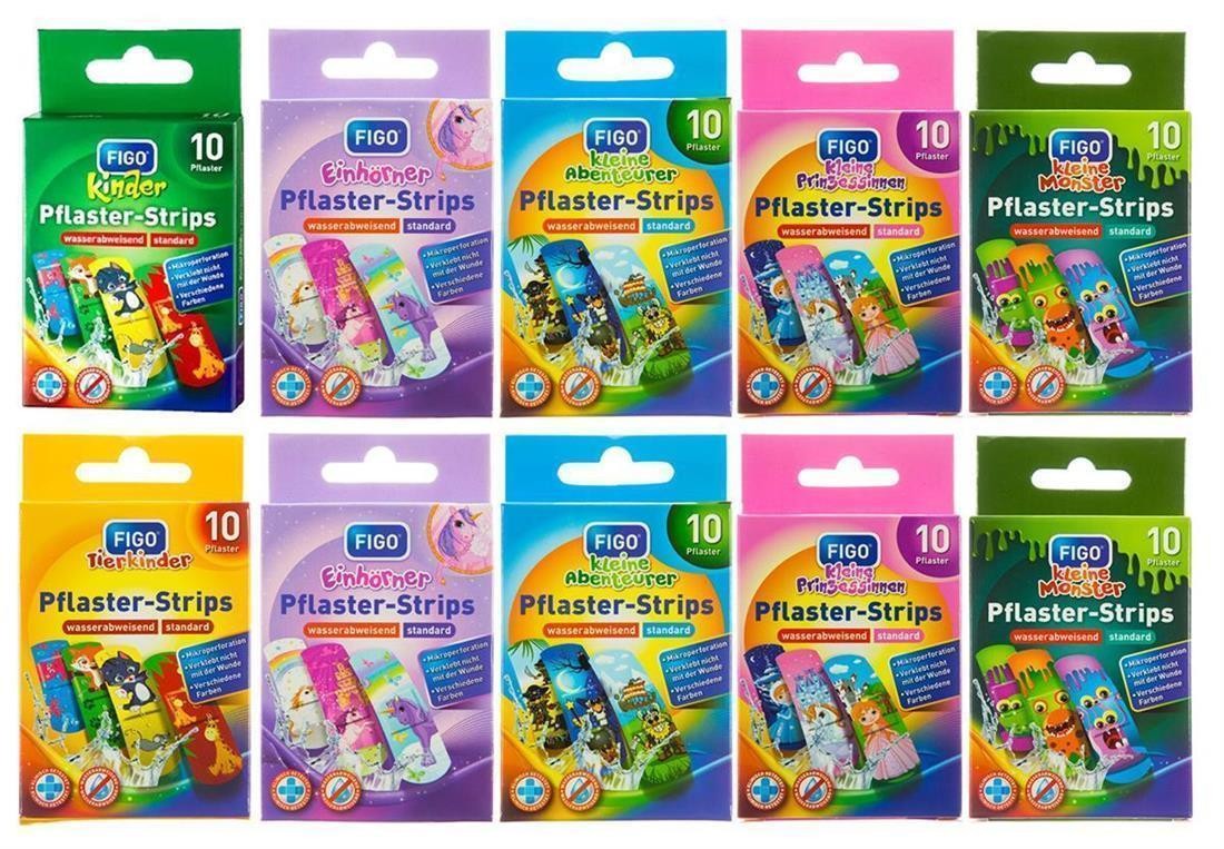 100 Stück FIGO Kinderpflast...