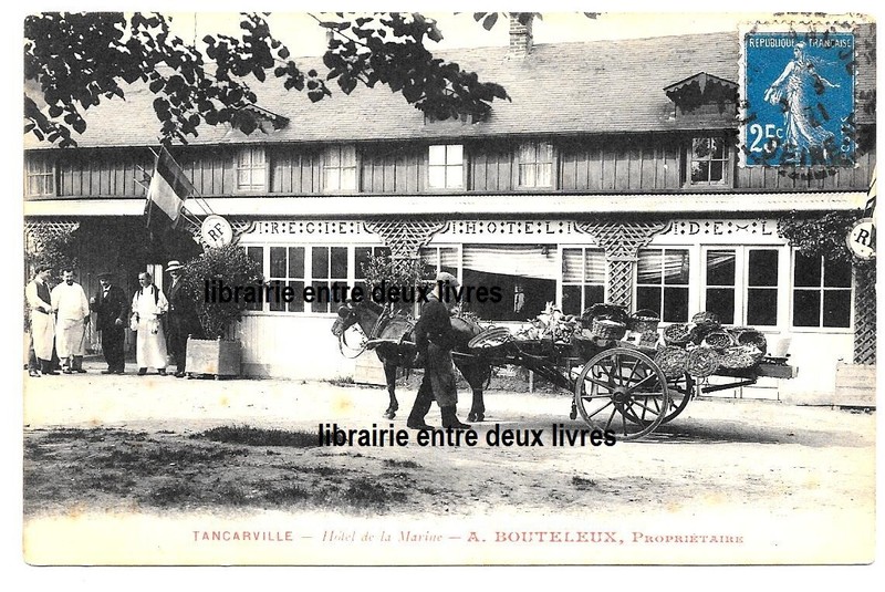 Cpa76 Tancarville HÃ´Tel De La Marine A Bouteleux PropriÃ©Taire Peu Courante !