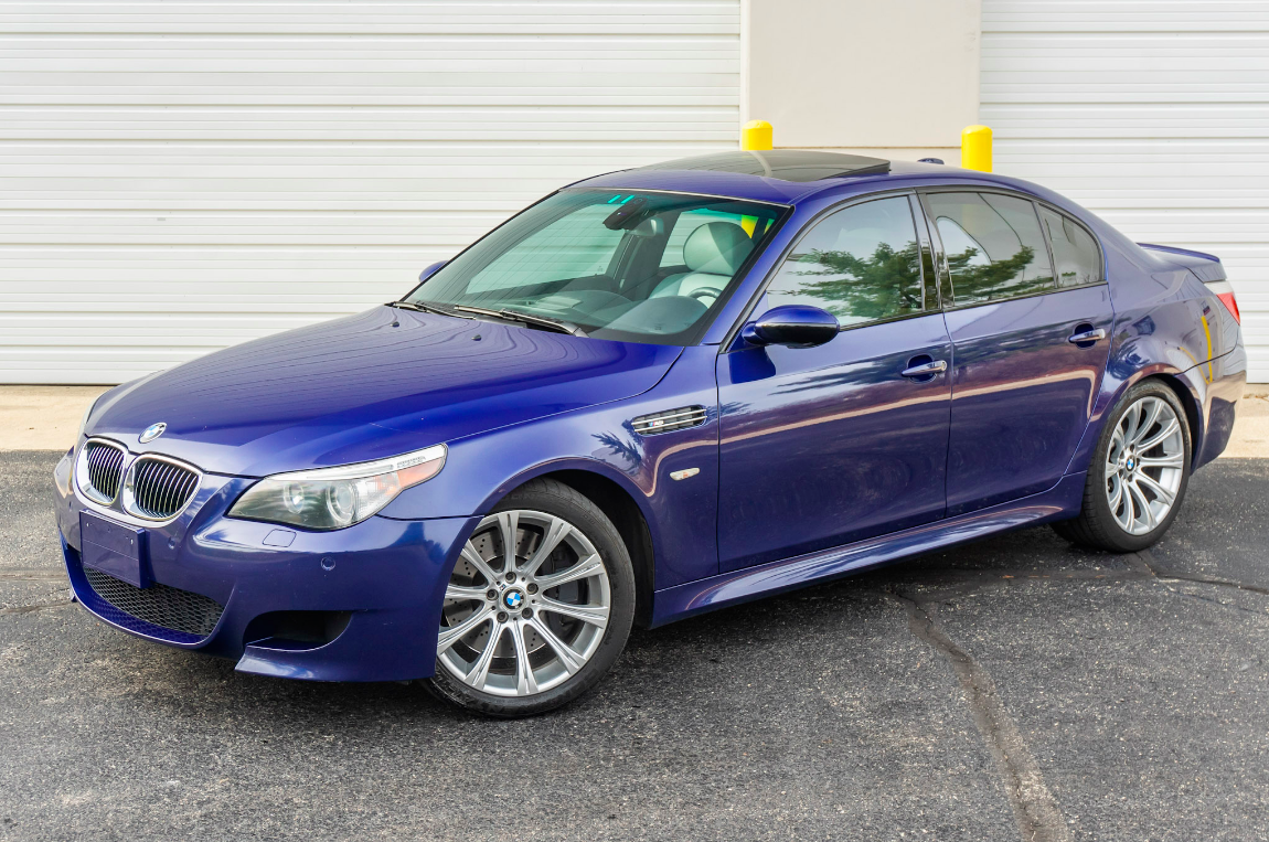 2006 BMW E60 M5 V10 INTERLAGOS BLUE 44K CLEAN CARFAX CALI CAR SMG PUMP REPLACED