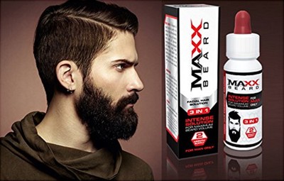 MAXX Beard - #1 PATCHY FACIAL HAIR SOLUTION - For Maximum Growth & Volume