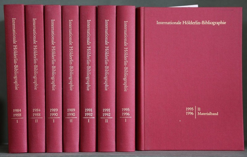 Internationale HÃ¶Lderlin-Bibliographie Ihb. Quellen Und SekundÃ¤Rliteratur, Rezep