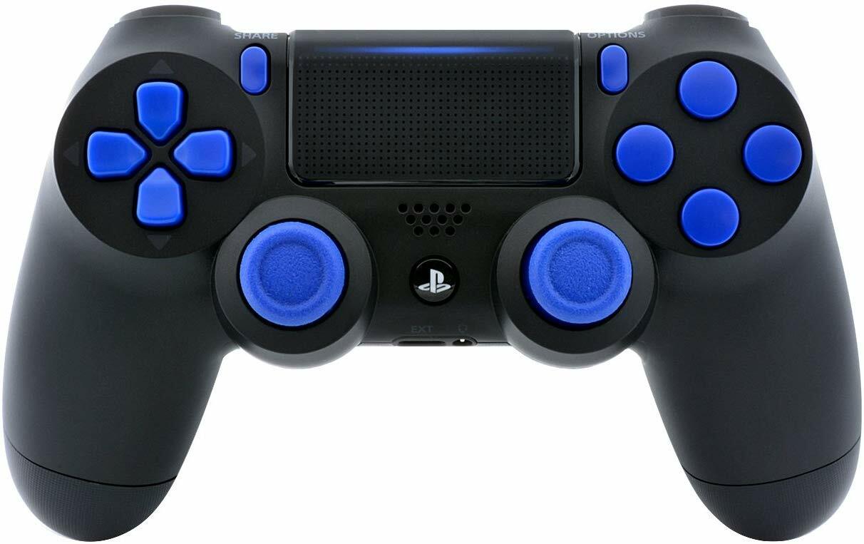 Black/Blue PS4 Rapid Fire 40 MODS Modded Controller for All