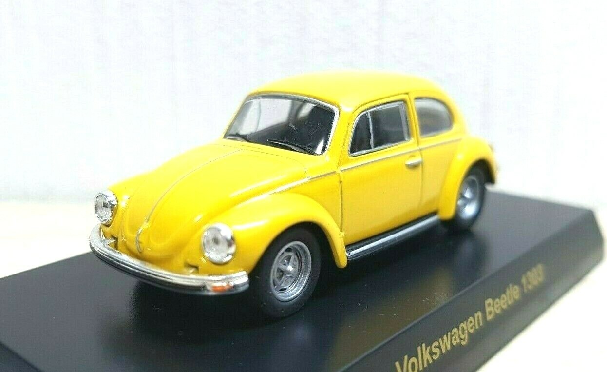 京商　1/64　フォルクスワーゲン Volkswagen Beetle 1303 1/64 Kyosho VW VOLKSWAGEN BEETLE 1303 YELLOW diecast car
