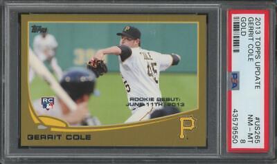 2013 Topps Update Gold #US265 Gerrit Cole 1268/2013 RC Rookie PSA 8