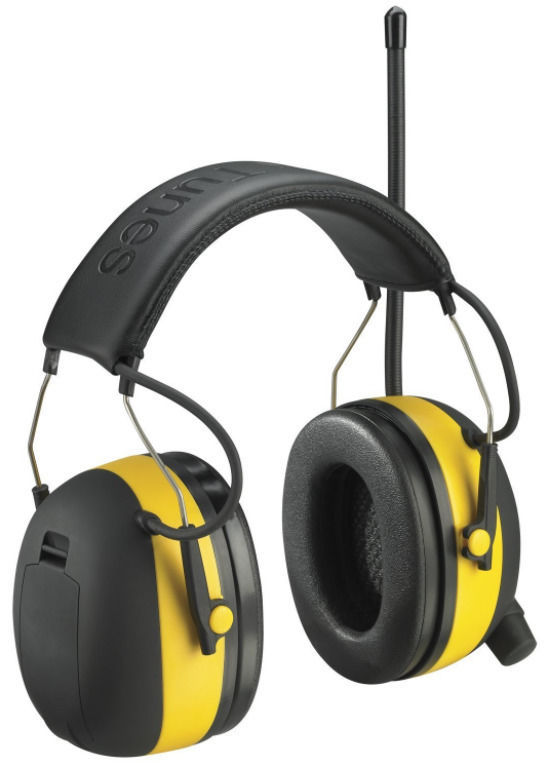 PELTOR WORKTUNES Digital AM FM MP3 Radio HEADPHONES Hearing PROTECTION