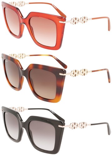 Ferragamo Womens Square Sunglasses w/ Gradient Lens - SF1041S - Italy