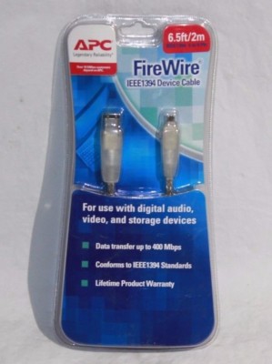 APC FIREWIRE IEEE1394 DEVICE CABLE (6.5ft/2m) (DNT 2ND ROOM SHOWCASE)