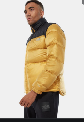 NEW THE NORTH FACE NUPTSE IV PUFFER 700 DOWN JACKET GOLDEN SPICE