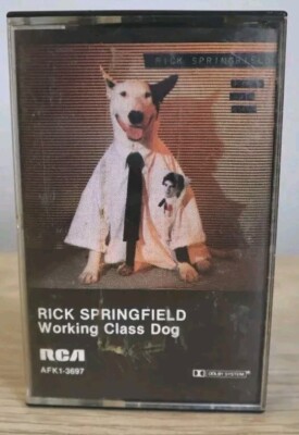 Working Class Dog - Rick Springfield - Cassette Tape - 1981 RCA- AFK1-3697