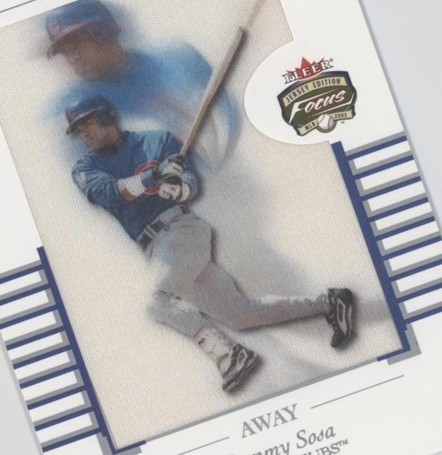 2002 Fleer Focus Jersey Edition - Sammy Sosa #12 M