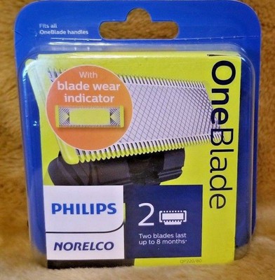 Philips Norelco OneBlade Replacement Blade, 2 Count , QP220/80, Free Shipping