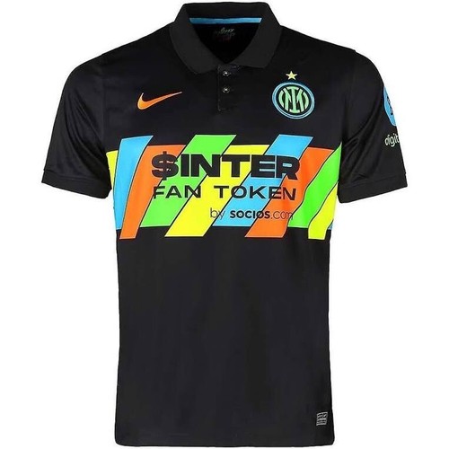 ウェア Inter Milan Open Collar Soccer Uniform Nike Inter Milan Away Jersey 21 - White