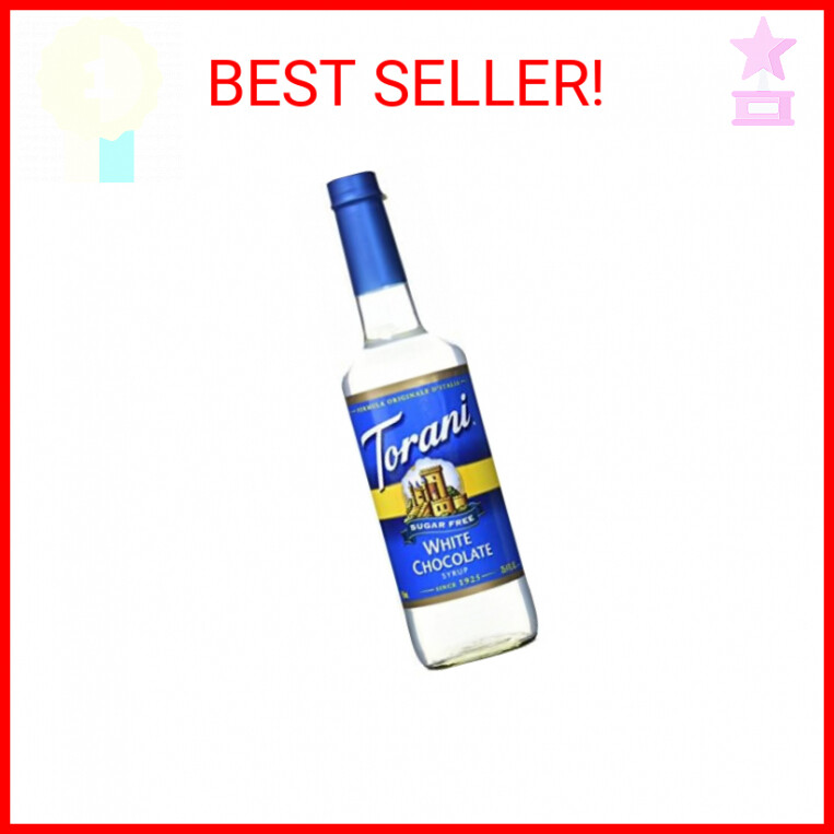 Torani Sugar Free White Chocolate Syrup with Splenda, 750 ml