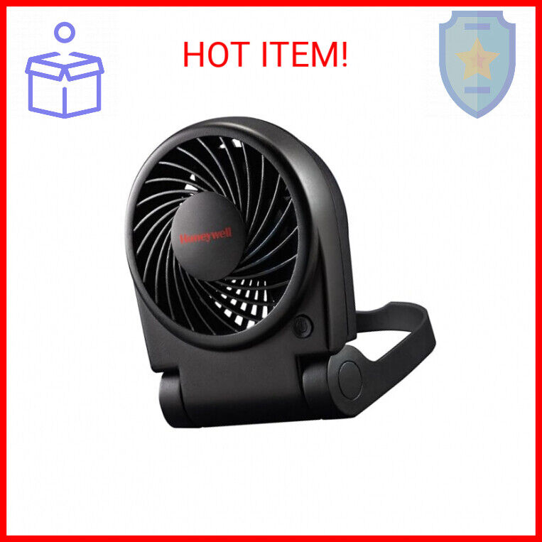 Honeywell Turbo On The Go Personal Fan, Black – Small, Portable Fan