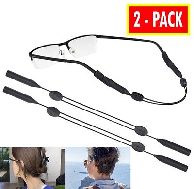 2-Pack Eyeglasses Strap Neck Cord Sunglasses Rope String Lanyard Adjustable