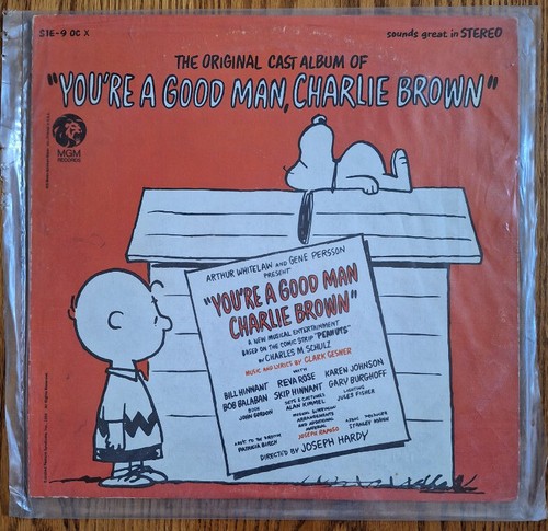 USオリジナル YOU ARE GOOD MAN, CHARLIE BROWN Clark Gesner - YOU'RE A GOOD MAN CHARLIE BROWN / (O.B.C.R.