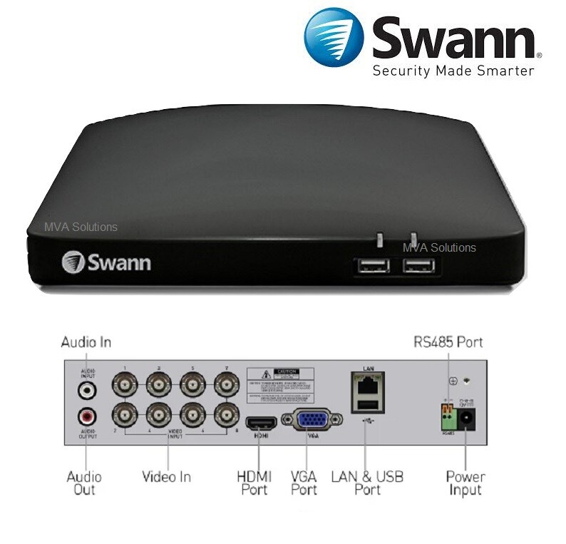 Swann DVR84680 8 Channel 1TB HDD 1080p Digital Video Recorder eBay