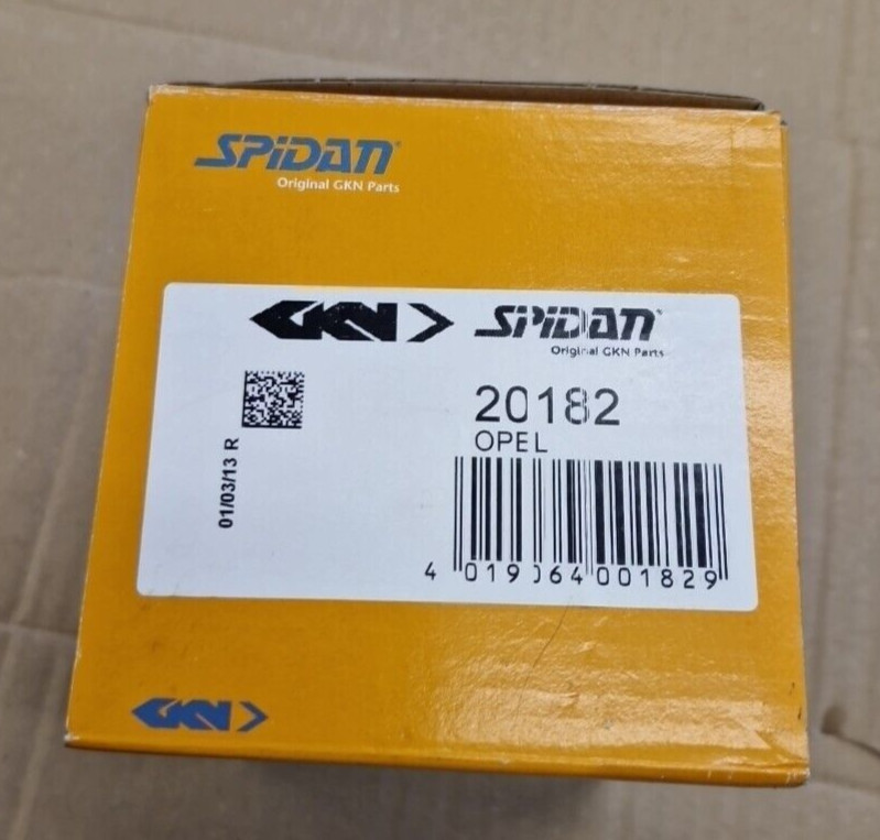 Spidan 20182 Achsmanschette Passend FÃ¼R Opel Astra Vectra Zafira