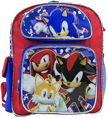 Sonic the Hedgehog 12'' Toddler School Backpack Boy's Book Bag