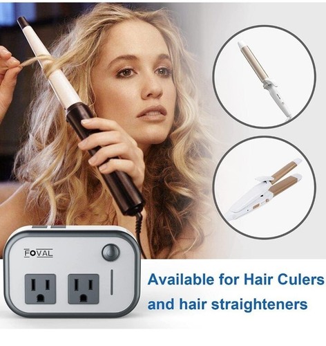 FOVAL Power Step Down 200V to 110V Voltage Converter IntnlTravel Adapter