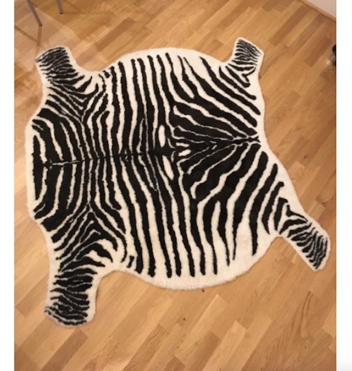 Abigail Ahern style IKEA Zebra print rug in Hackney, London Gumtree