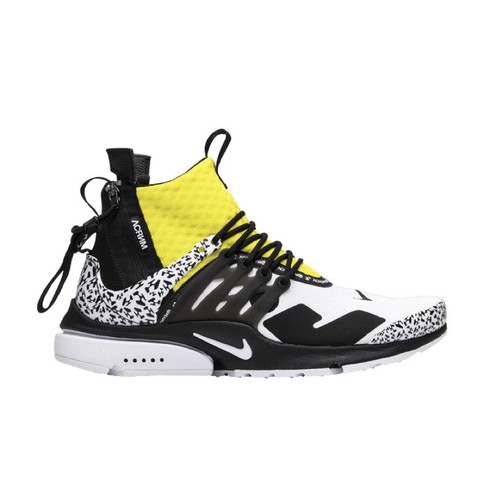 New Acronym x Nike Air Presto Mid White Black Dynamic Yellow