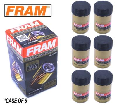 Value Pack Case of Six (6) FRAM XG2870A ULTRA Spin-On Oil Filter with Sure Grip