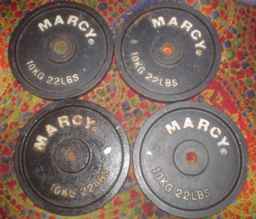 40Kg of Marcy cast iron weight plates in Peterlee, County Durham