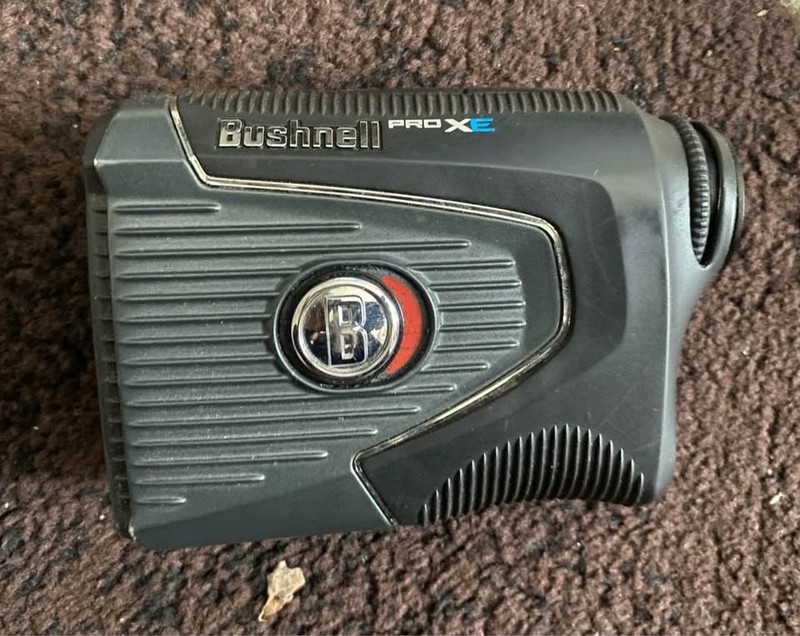 Bushnell Pro XE Golf Laser Rangefinder Black Silver Range Finder