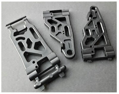 3pcs Ofna 40102 Front & Rear Lower Arms 9.5V 1/8 New from parted out kit 3pcs