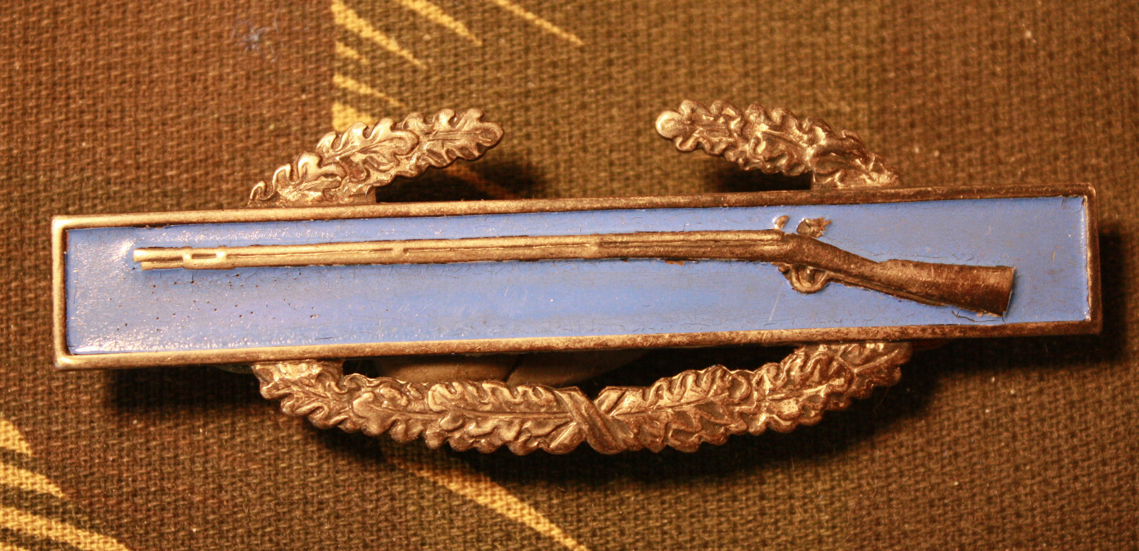 1943年＊アメリカ軍＊925銀製/STERLING＊CIBバッジ