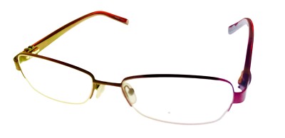 Jones New York Ophthalmic Metal Rimless Rectangle Eyewear, J477 Burgundy 53mm