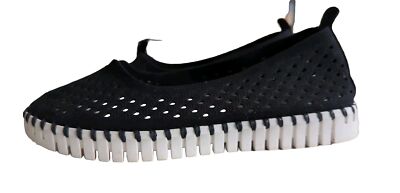 Ilse Jacobsen Tulip Slip In Shoes Womens 39 Black  Sneakers Flats Loafers